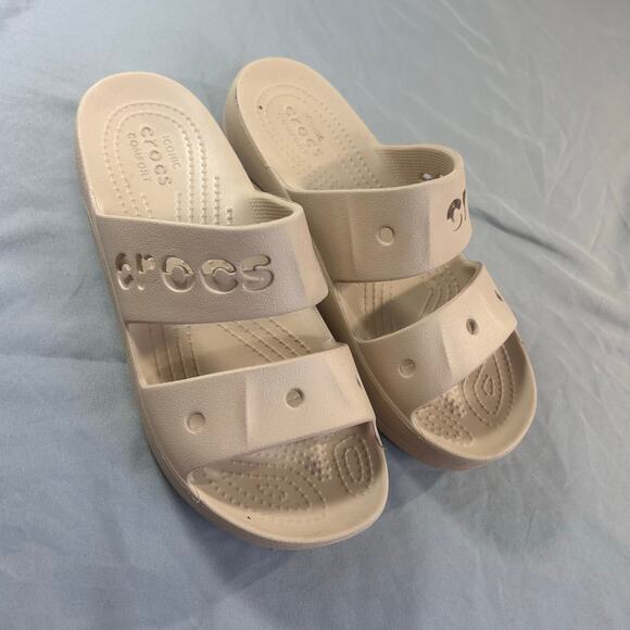 Crocs Baya Platform sandals women's size 7 - Picture 2 of 7